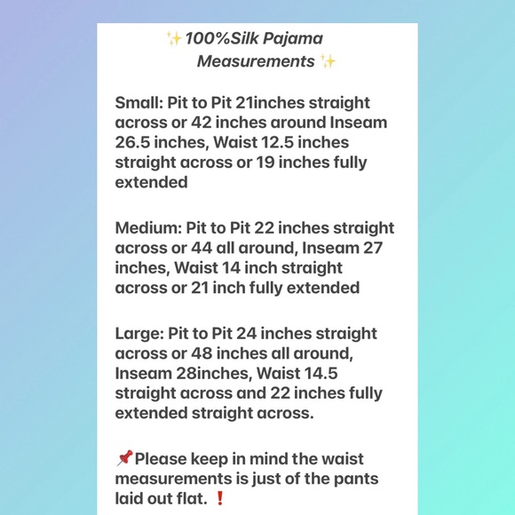 Brand New Women’s Silver Color  100% Silk Pajamas - Picture 4 of 11